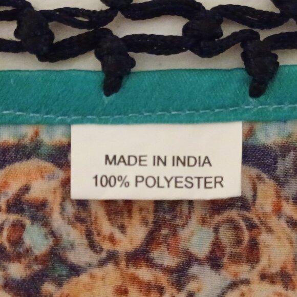 Women's Adoire Over the Head Colorful Shawl Size Medium - Picture 10 of 11